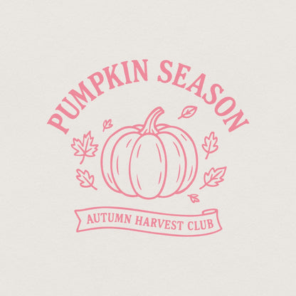 Pumpkin Season PNG, Autumn Harvest Club - 300 DPI Design for T-Shirt