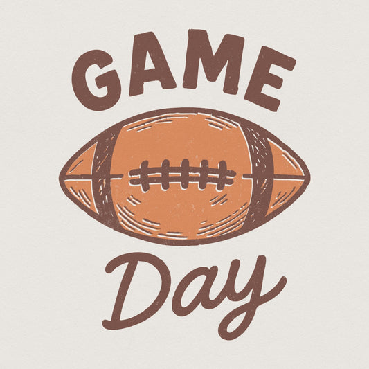 Game Day PNG, Football Digital Download Shirt - 300 DPI Design for T-Shirt