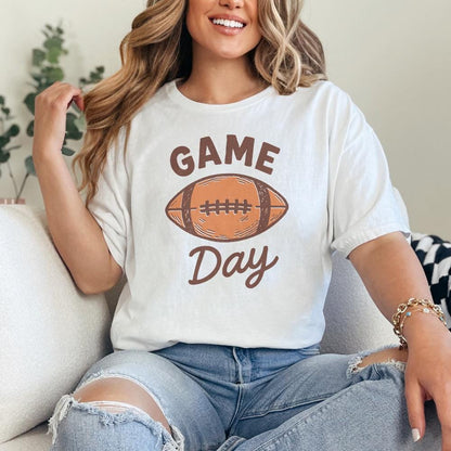 Game Day PNG, Football Digital Download Shirt - 300 DPI Design for T-Shirt