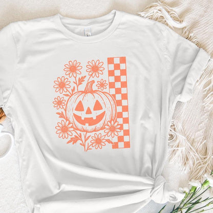 Pumpkin Floral PNG, Vintage Halloween PNG Digital Download - 300 DPI