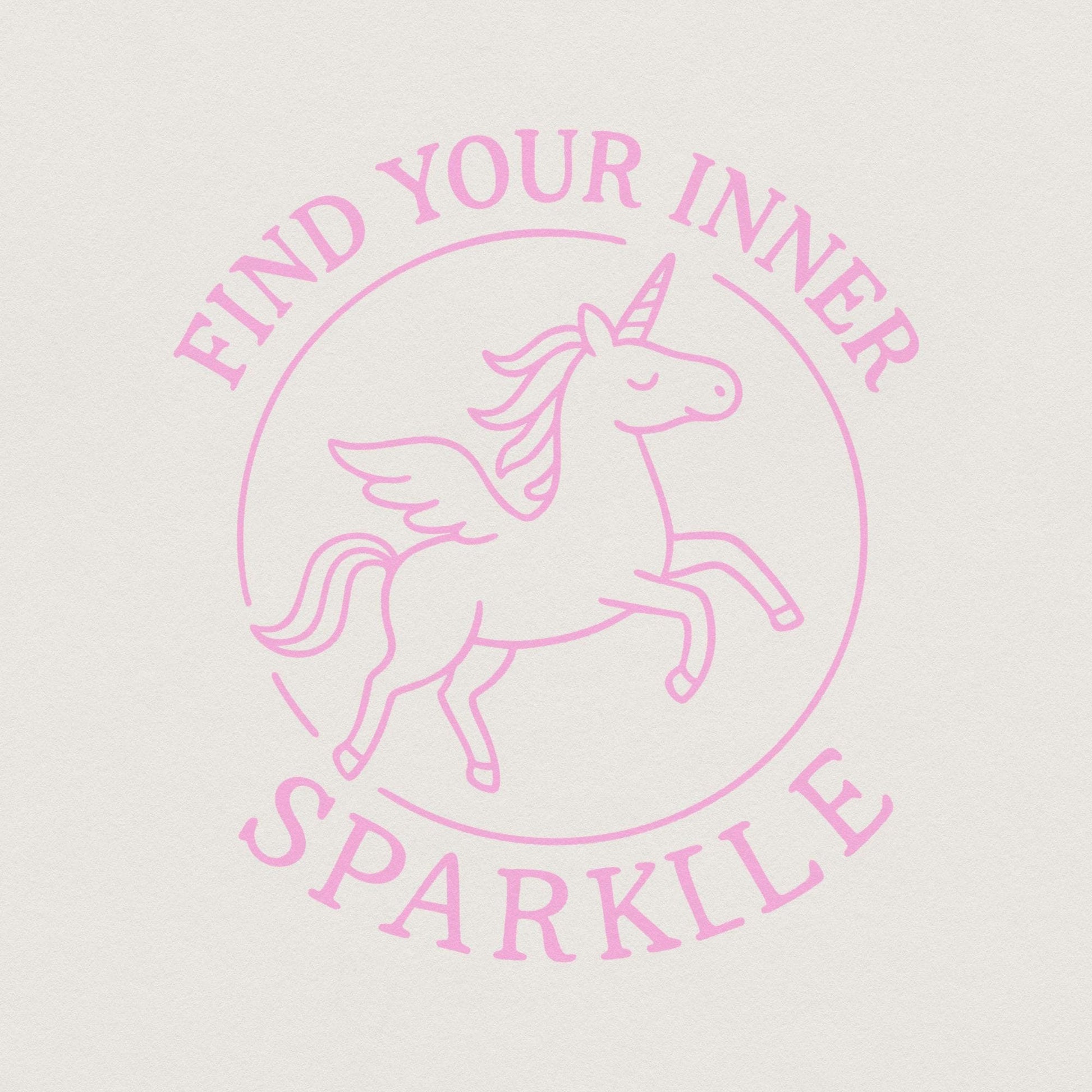 Find Your Inner Sparkle PNG, Unicorn Shirt Digital Download - 300 DPI