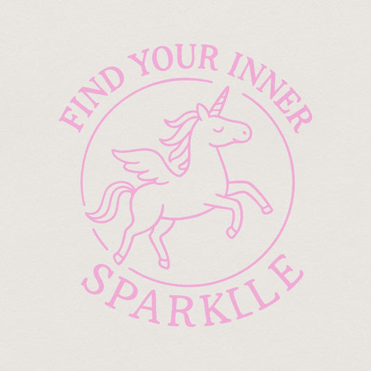 Find Your Inner Sparkle PNG, Unicorn Shirt Digital Download - 300 DPI