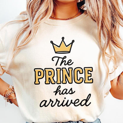 The Prince Has Arrived PNG, Royal Baby Boy Announcement PNG - 300 DPI