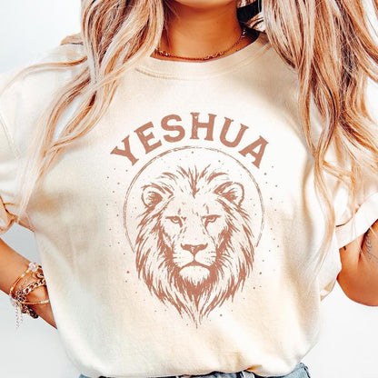 Yeshua PNG, Lion of Judah Digital Download - 300 DPI Design for T-Shirt