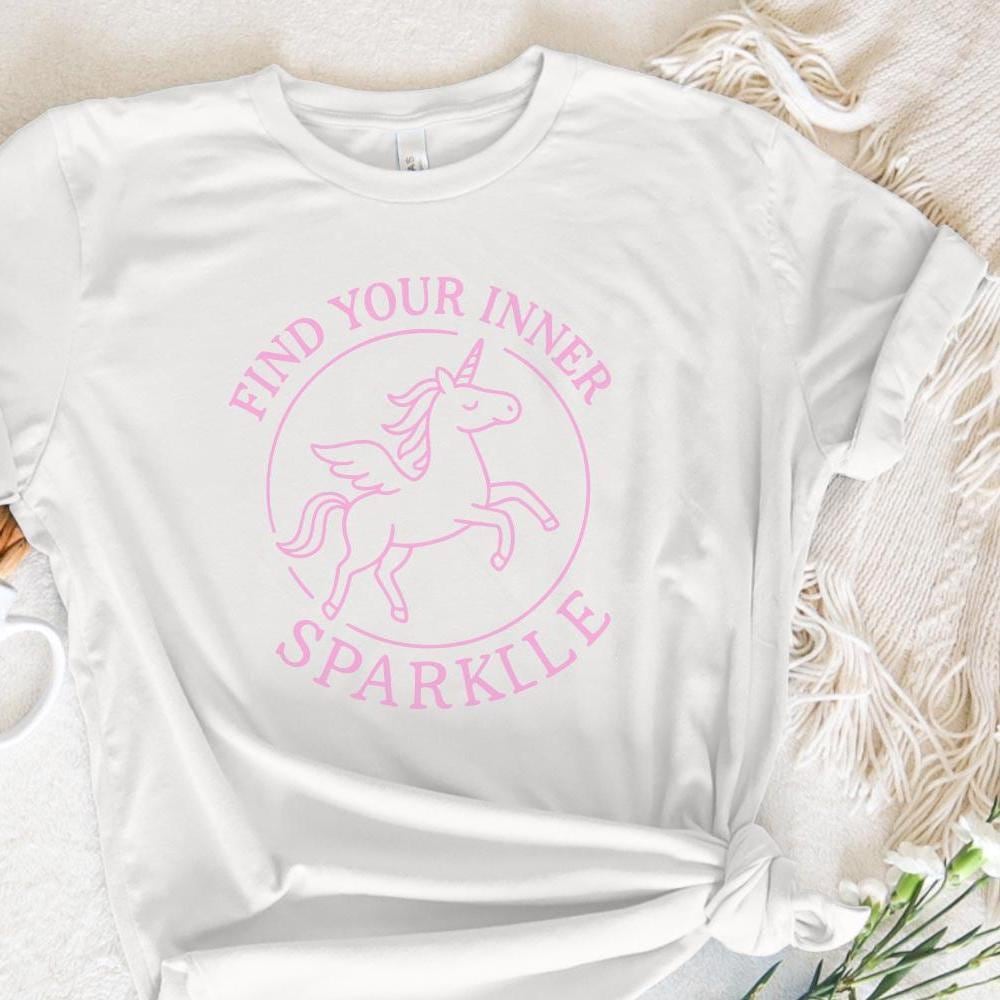 Find Your Inner Sparkle PNG, Unicorn Shirt Digital Download - 300 DPI