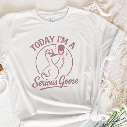 Today I'm A Serious Goose PNG, Funny Goose Digital Download - 300 DPI
