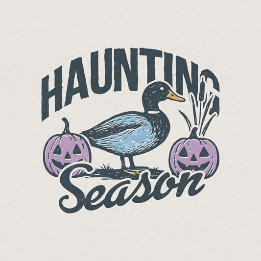 Haunting Season PNG, Halloween Duck Digital Download - 300 DPI Design for