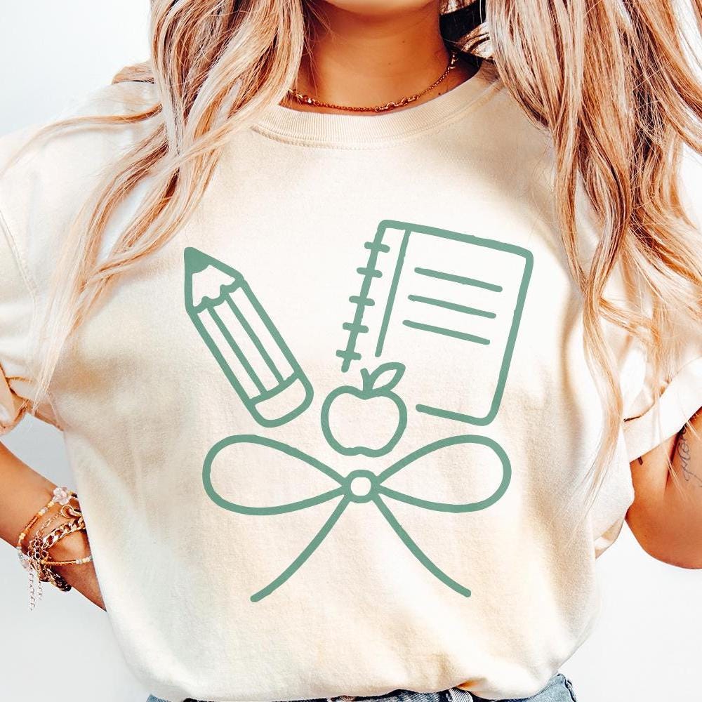 Back To School PNG, Teacher Appreciation Gift - 300 DPI Design for T-Shirt