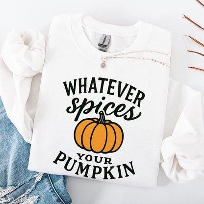 Whatever Spices Your Pumpkin PNG, Autumn Shirt Design - 300 DPI Design