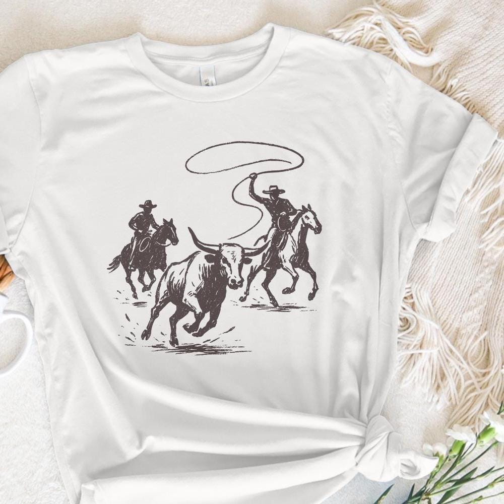 Digital Download Rodeo Cowboy PNG, Western Bull Riding Clipart - 300 DPI