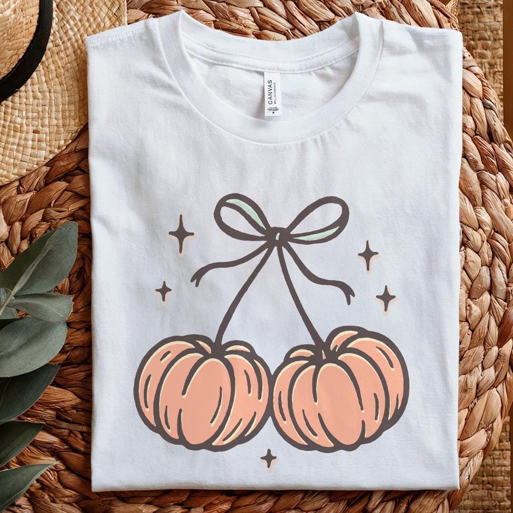 Pastel Pumpkin PNG, Fall PNG - 300 DPI Design for T-Shirt