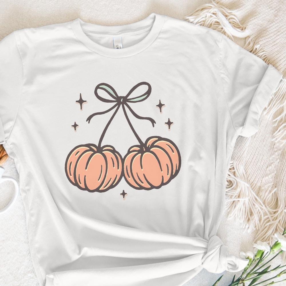 Pastel Pumpkin PNG, Fall PNG - 300 DPI Design for T-Shirt
