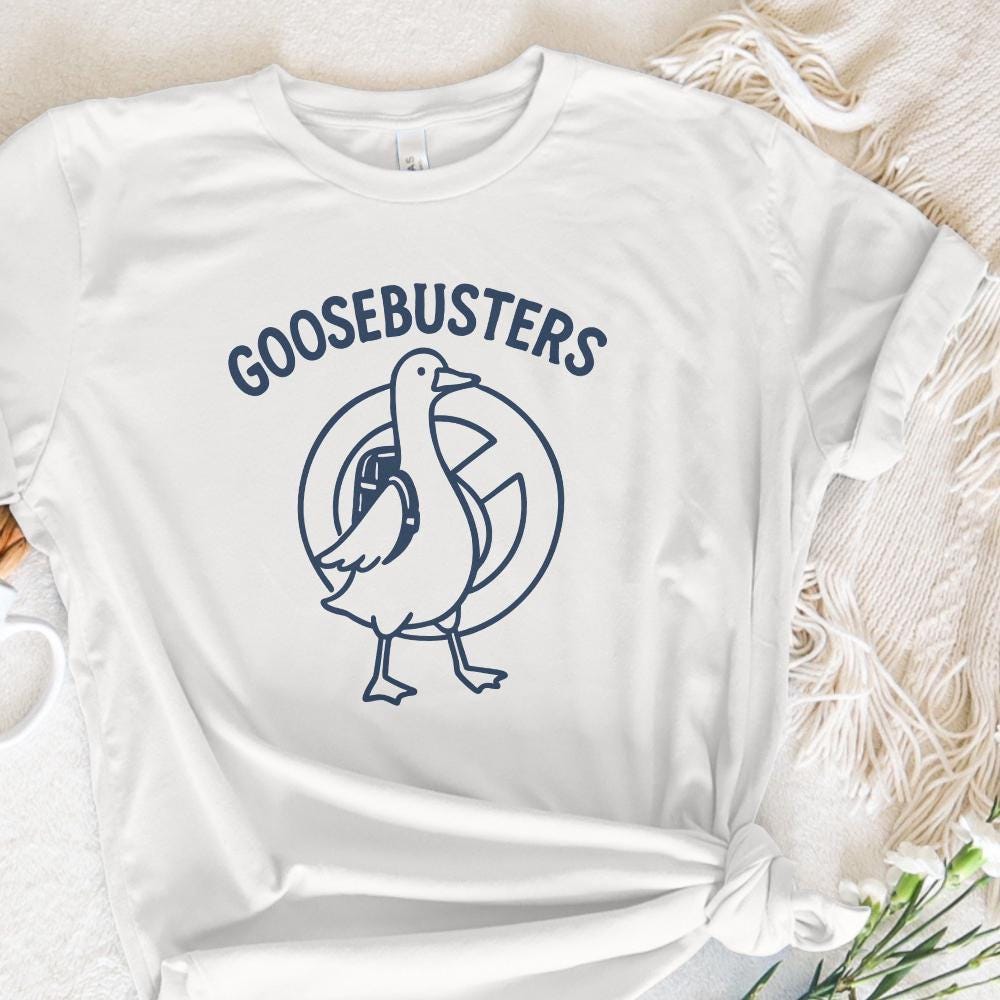 Goosebusters PNG, Funny Goose Digital Download - 300 DPI Design for T-Shirt