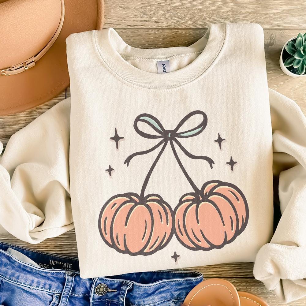 Pastel Pumpkin PNG, Fall PNG - 300 DPI Design for T-Shirt
