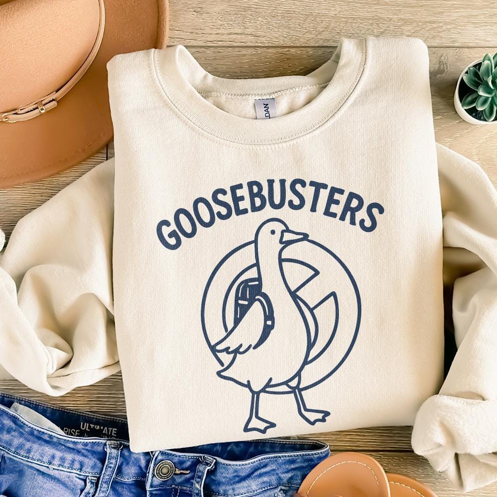 Goosebusters PNG, Funny Goose Digital Download - 300 DPI Design for T-Shirt