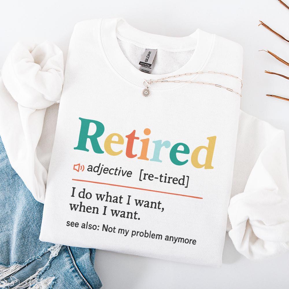 Retired PNG, I Do What I Want When I Want - 300 DPI Design for T-Shirt