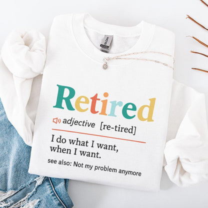 Retired PNG, I Do What I Want When I Want - 300 DPI Design for T-Shirt