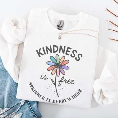 Kindness Is Free PNG, Sprinkle It Everywhere T-Shirt Design - 300 DPI