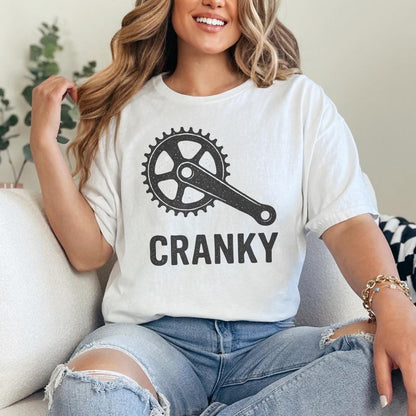 Cranky PNG, Funny Cycling Shirt PNG - 300 DPI Design for T-Shirt