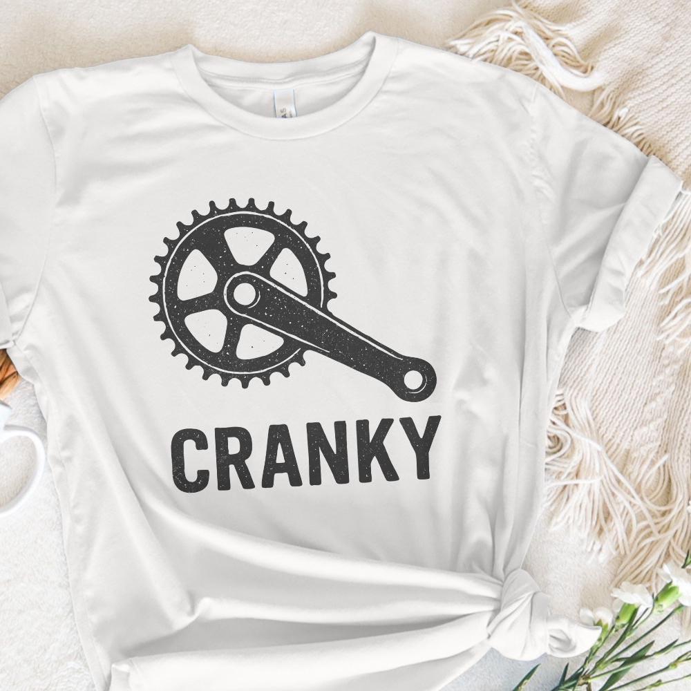 Cranky PNG, Funny Cycling Shirt PNG - 300 DPI Design for T-Shirt