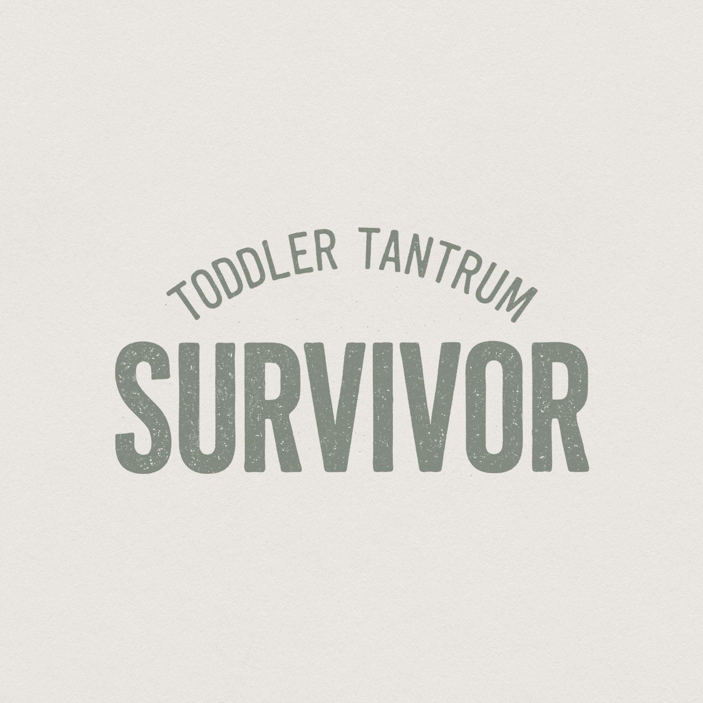 Toddler Tantrum Survivor PNG Shirt, Funny Parent PNG - 300 DPI Design for