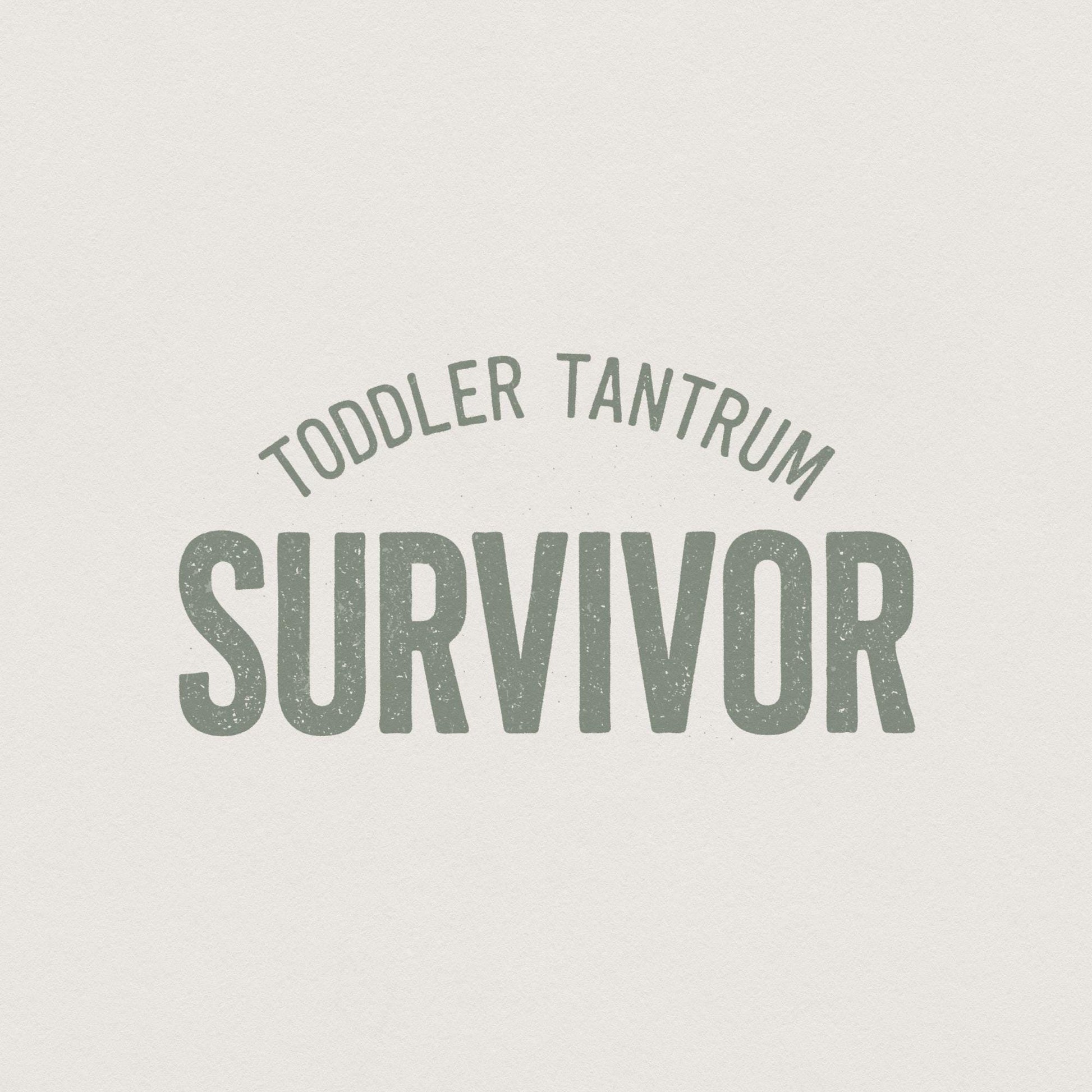 Toddler Tantrum Survivor PNG Shirt, Funny Parent PNG - 300 DPI Design for