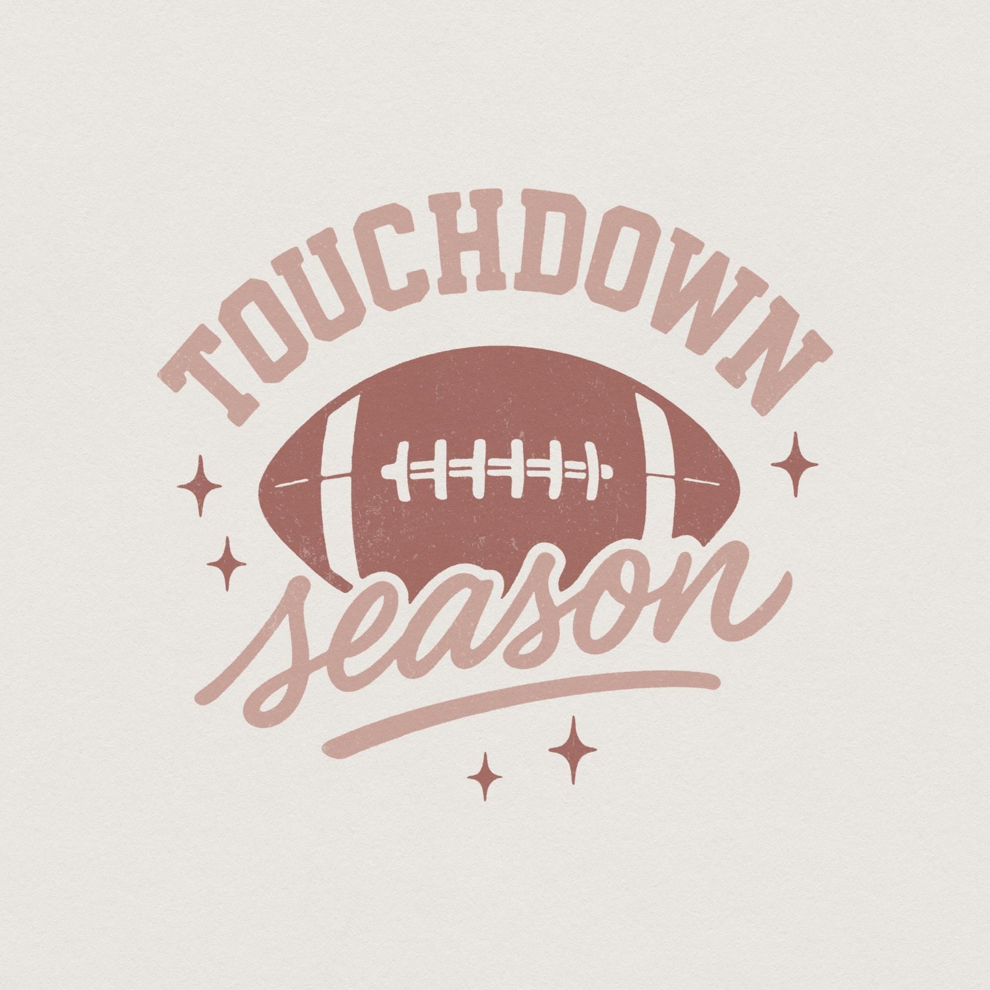 Touchdown Season PNG, Football Mom PNG - 300 DPI Design for T-Shirt