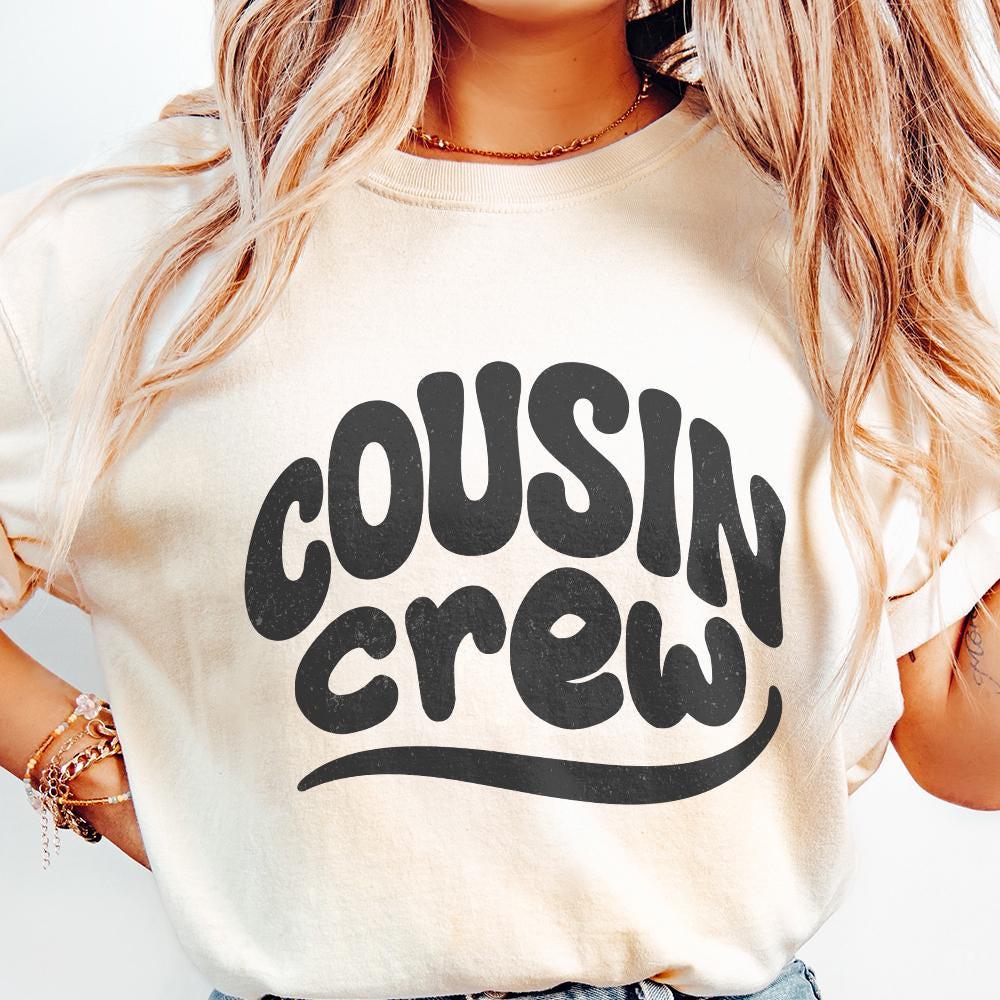 Cousin Crew PNG Shirt, Family Reunion PNG - 300 DPI Design for T-Shirt