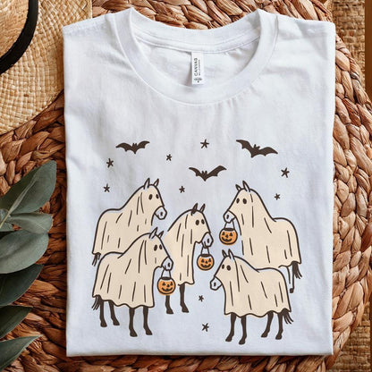 Halloween Horse PNG, Kids Halloween PNG - 300 DPI Design for T-Shirt