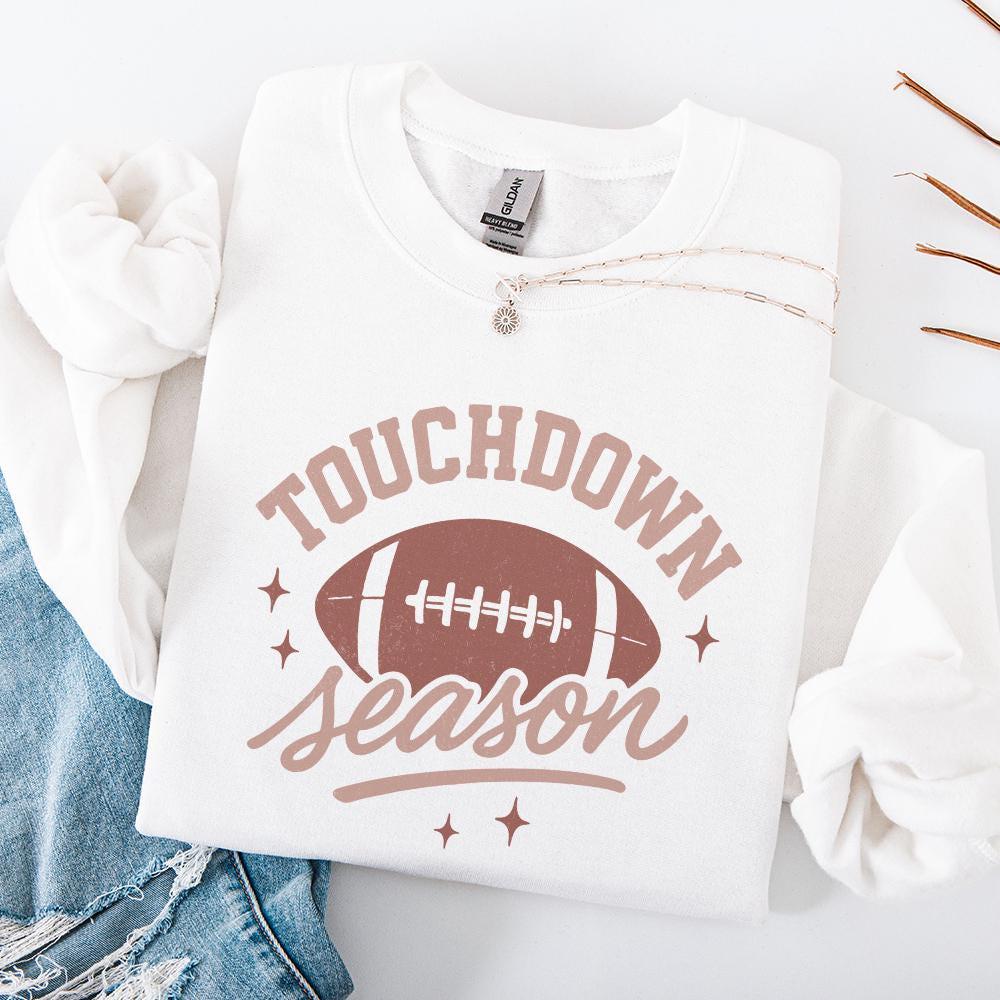 Touchdown Season PNG, Football Mom PNG - 300 DPI Design for T-Shirt