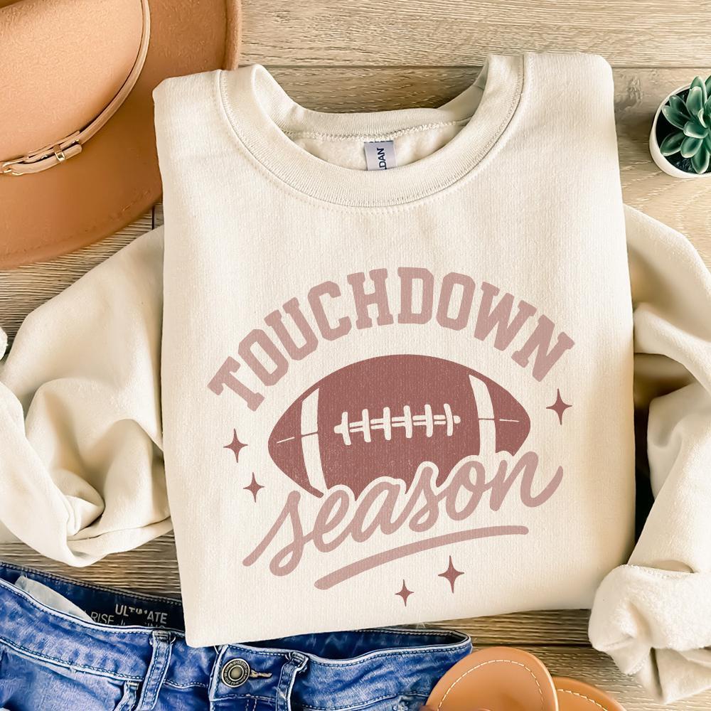 Touchdown Season PNG, Football Mom PNG - 300 DPI Design for T-Shirt