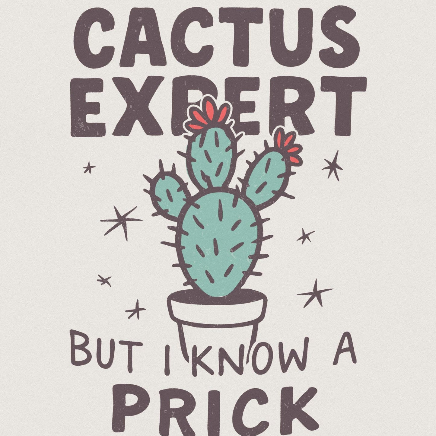 I'm No Cactus Expert But I Know A Prick When I See One PNG, Funny Cactus