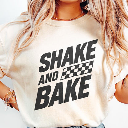 Shake And Bake PNG, Racing Checkered Flag - 300 DPI Design for T-Shirt