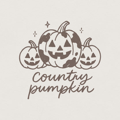 Country Pumpkin PNG, Halloween Pumpkin Digital Download - 300 DPI Design