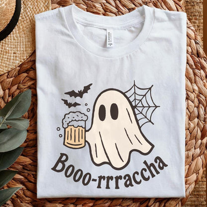 Booo-Rrraccha Ghost Beer Halloween PNG, Spooky Party Digital Artwork -