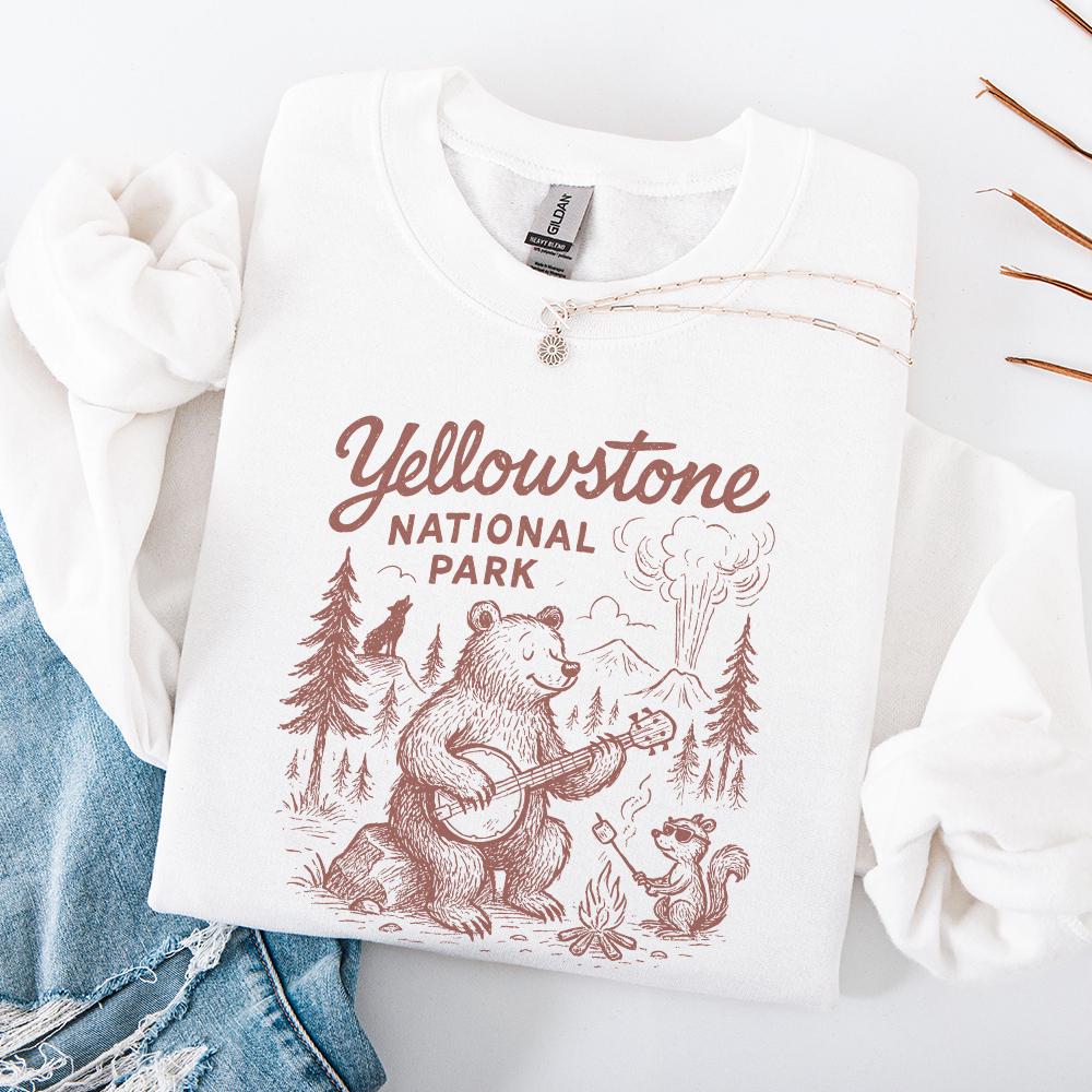 Yellowstone National Park PNG, Camping PNG - 300 DPI Design for T-Shirt