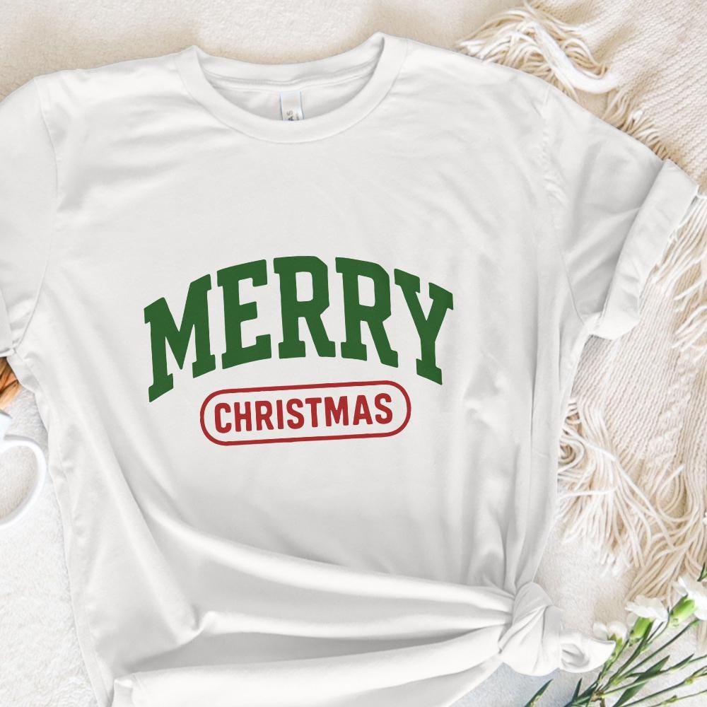 Merry Christmas PNG, Retro Christmas Shirt - 300 DPI Design for T-Shirt