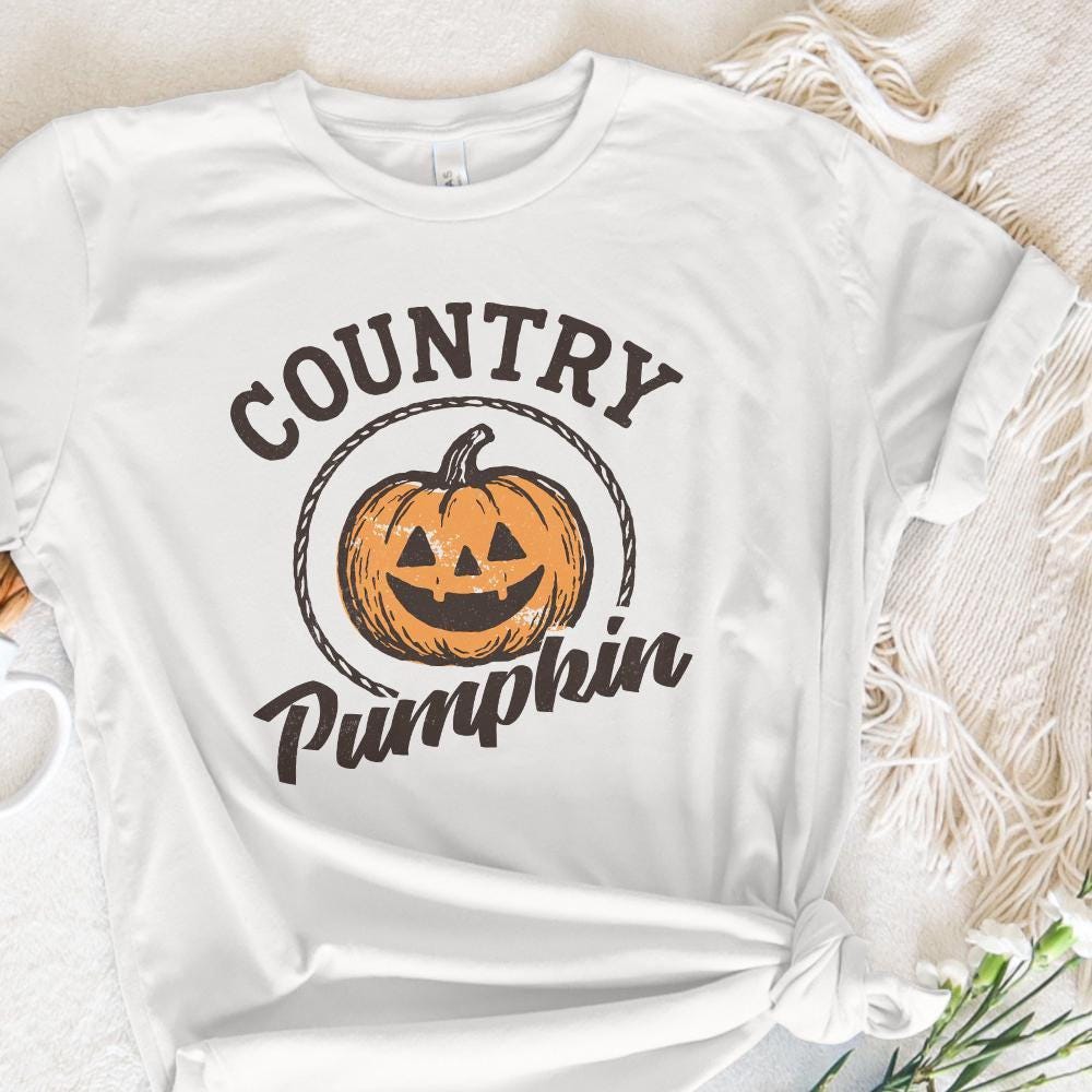 Country Pumpkin PNG, Country Pumpkin Shirt - 300 DPI Design for T-Shirt