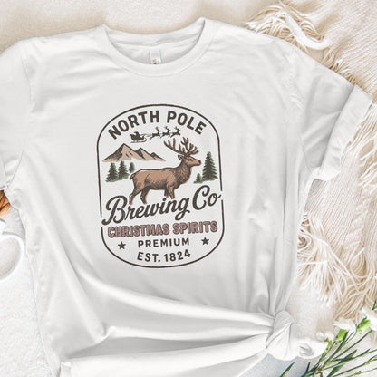 North Pole Brewing Co Christmas Spirits PNG, Reindeer Beer PNG - 300 DPI