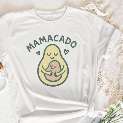 Mamacado PNG, Cute Avocado Mom and Baby Digital Download - 300 DPI Design