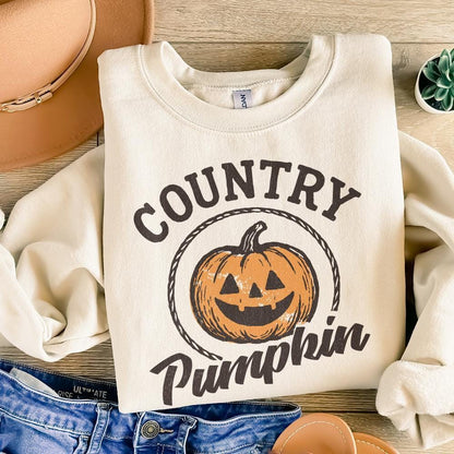 Country Pumpkin PNG, Country Pumpkin Shirt - 300 DPI Design for T-Shirt