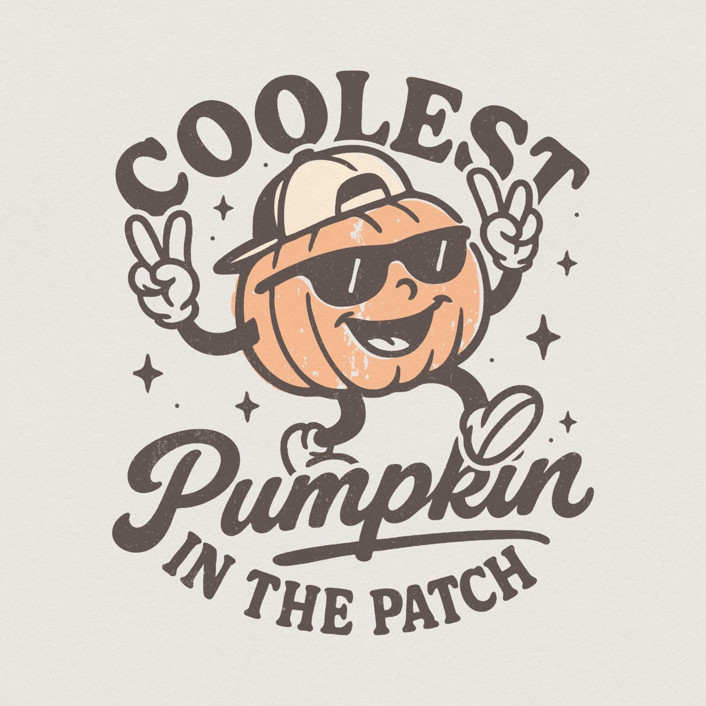 Coolest Pumpkin In The Patch PNG, Pumpkin Patch Crew - 300 DPI Design for