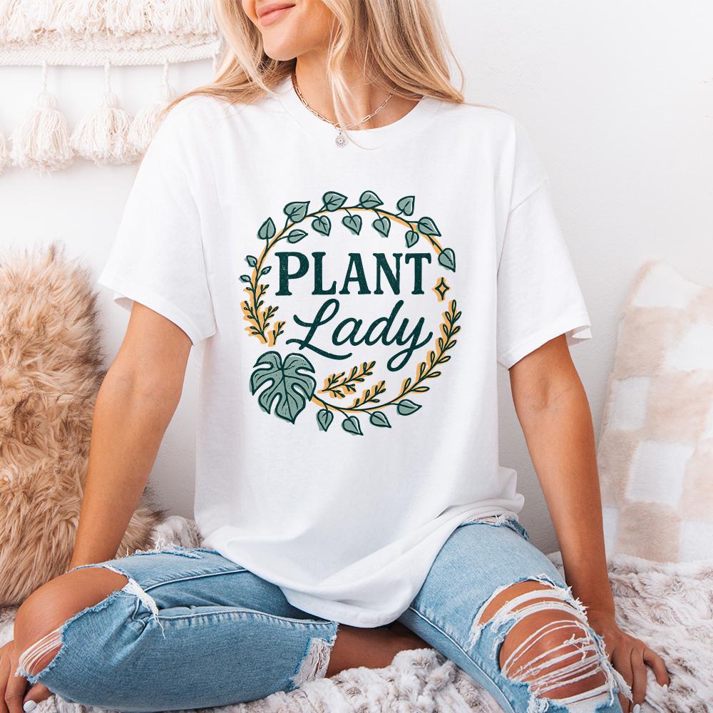 Plant Lady PNG, Botanical PNG for Plant Lover - 300 DPI Design for T-Shirt