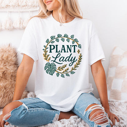 Plant Lady PNG, Botanical PNG for Plant Lover - 300 DPI Design for T-Shirt