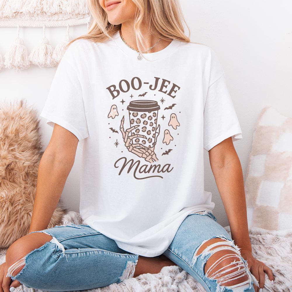 Boo-Jee Mama PNG, Spooky Mama PNG - 300 DPI Design for T-Shirt