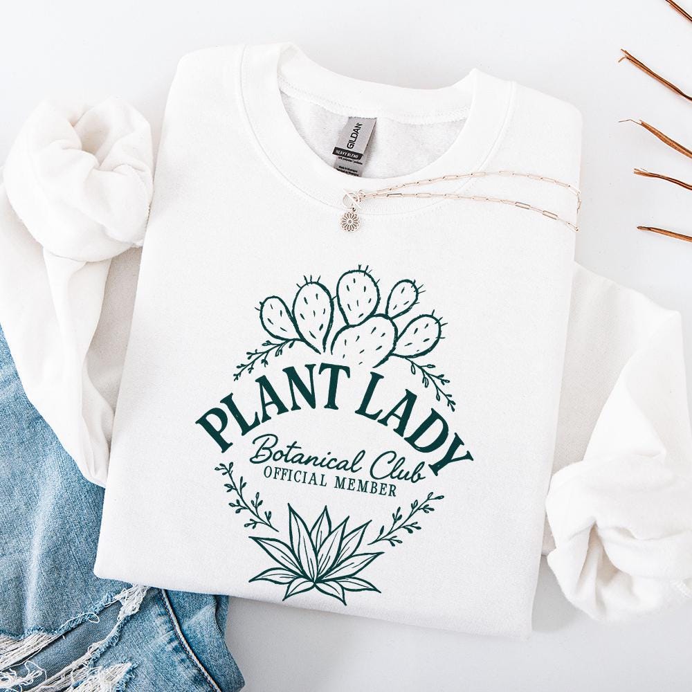 Plant Lady Botanical Club Official Member PNG, Plant Mom PNG Digital