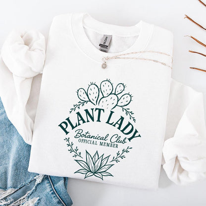 Plant Lady Botanical Club Official Member PNG, Plant Mom PNG Digital