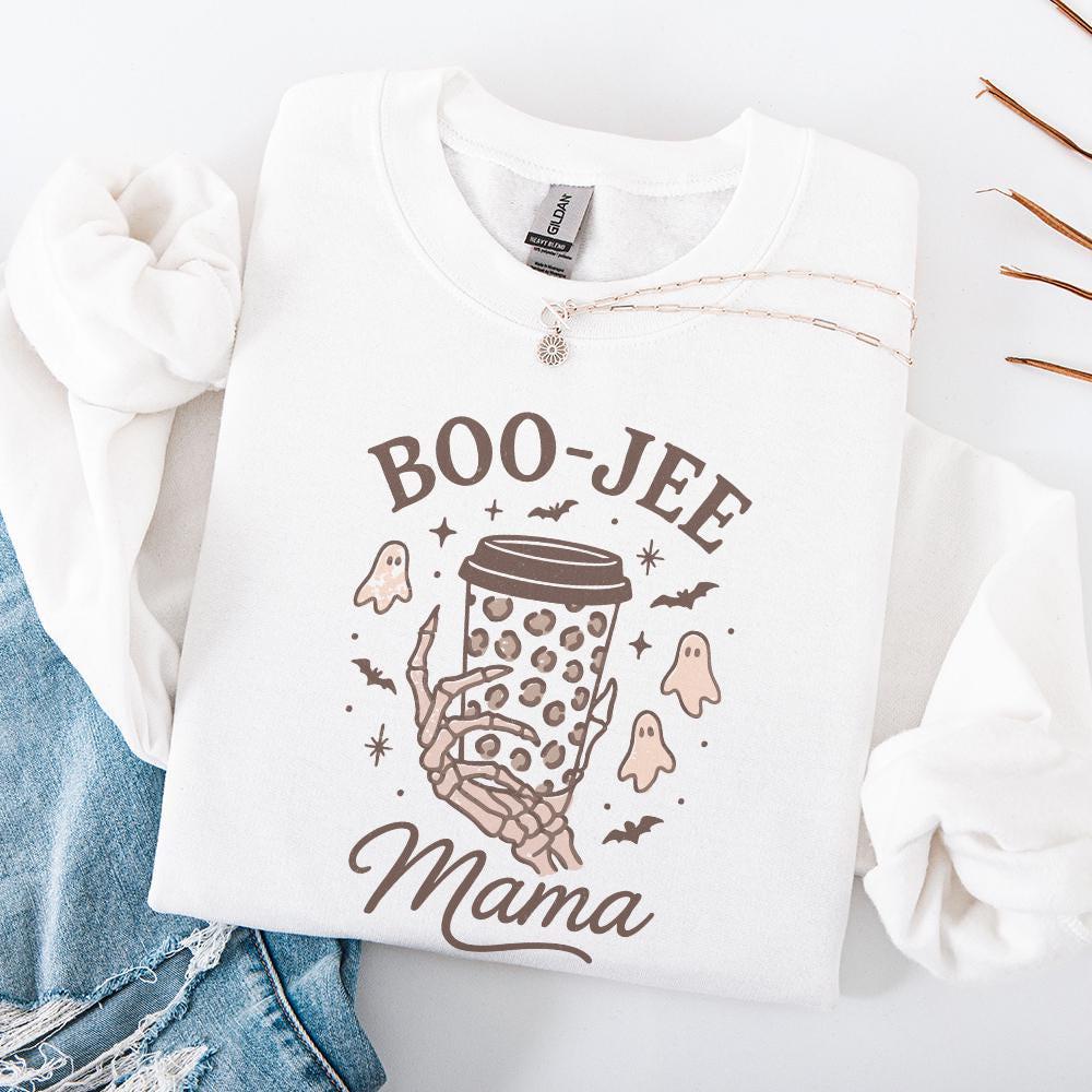 Boo-Jee Mama PNG, Spooky Mama PNG - 300 DPI Design for T-Shirt