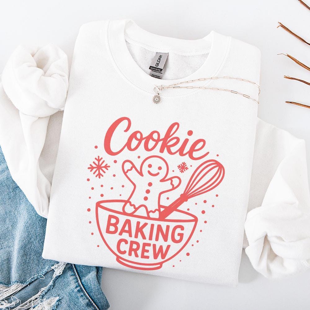 Cookie Baking Crew PNG, Christmas Baking - 300 DPI Design for T-Shirt