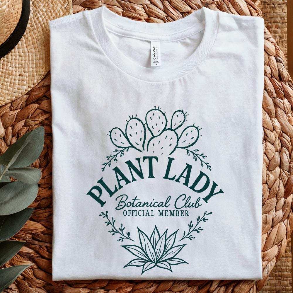Plant Lady Botanical Club Official Member PNG, Plant Mom PNG Digital